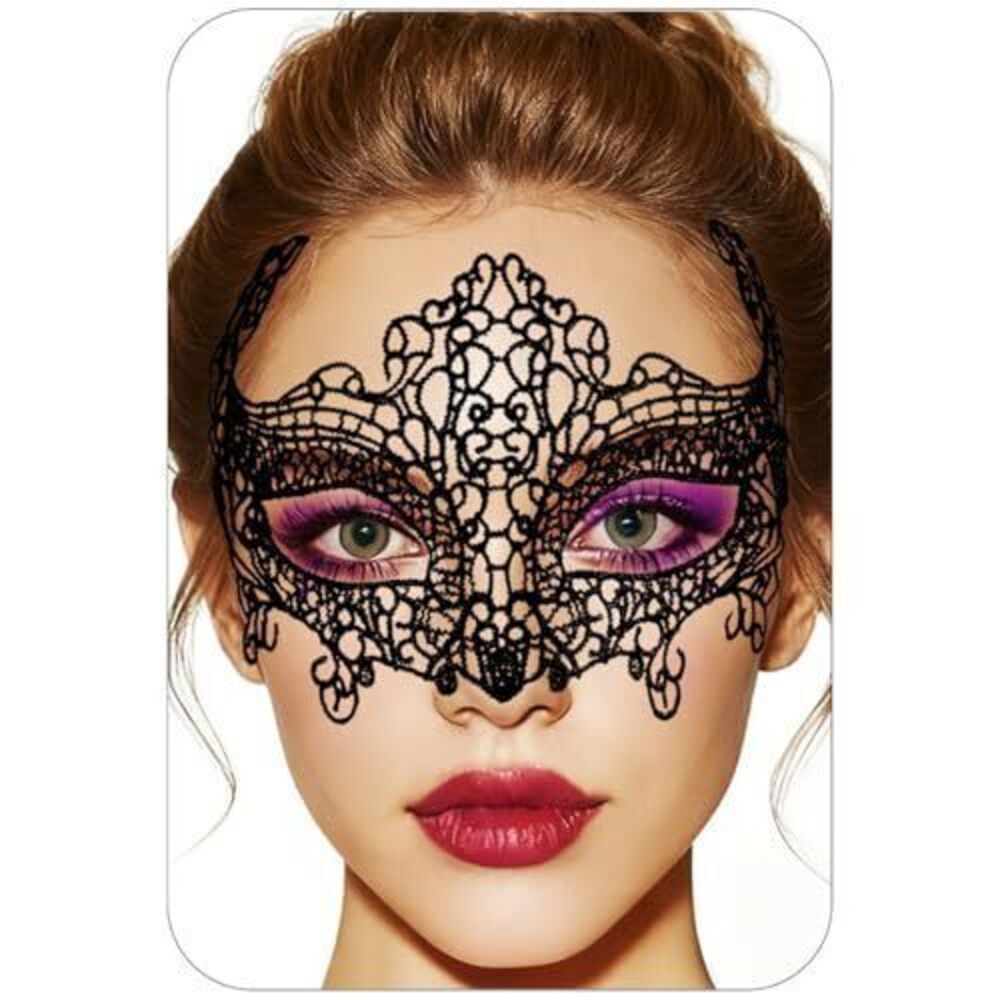 5583 Halloween Lace Masks Black Masquerade Ball Venetian Eyemask Cosplay